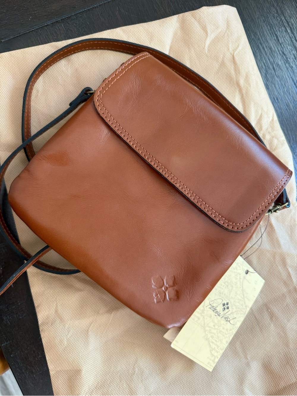 Patricia Nash Balluri Leathed Crossbody Bag- nWT